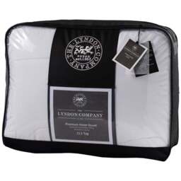 The Lyndon Company Single Hotel Premium Duvet 13.5Tog - White - Wilko