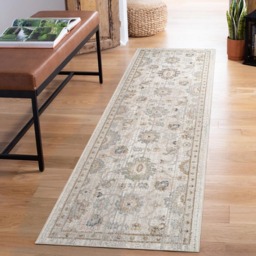 Desire Rugs Maia Beige Lagoon Floral Non Slip Rug 200 x 300cm - Cream - Wilko - thumbnail 6