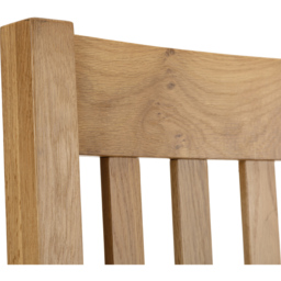 Julian Bowen Astoria Set of 2 Brown and Oak Dining Chair - Wood - Wilko - thumbnail 6