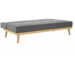 Interiors by Premier Stockholm 3 Seater Grey Linen Sofa Bed - Wilko - thumbnail 6