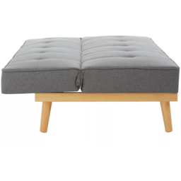 Interiors by Premier Stockholm 3 Seater Grey Linen Sofa Bed - Wilko - thumbnail 7