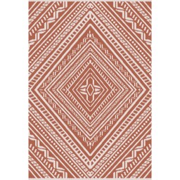 Boho Terracotta Outdoor Rug - Wilko - thumbnail 1