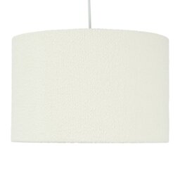 Boucle Effect Shade - Cream - Wilko