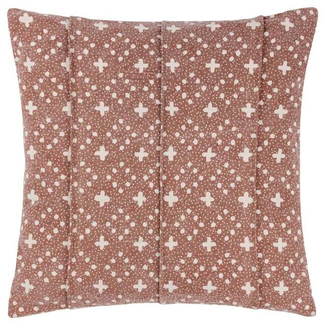 Yard Helm Pecan Organic Woven Cushion - Size: 50 x 50 cm - Multi - Yard Living - Wilko - image 1