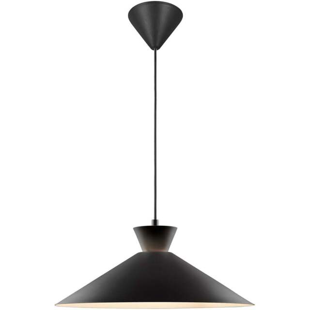 Nordlux Dial 45 Black Pendant Light - Size: 17.5 x 45 x 45cm - Wilko - image 1