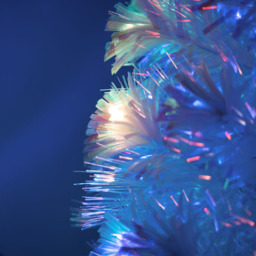 The Christmas Centre 44 Multicolour LED Iridescent White Fibre Optic Artificial Xmas Tree 5ft - Wilko - thumbnail 7