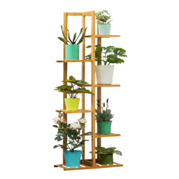 Living and Home Multi Tiered Natural Plant Stand 45 x 22 x 125cm - Size: 22 x 45cm - Wilko - thumbnail 4