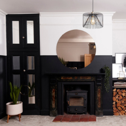 ValueLights Amadeus Black Wire Frame Pendant Shade - Size: 30 x 18 x 30cm - Wilko - thumbnail 7