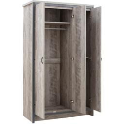 GFW Boston Grey 4 Piece Bedroom Furniture Set - Wilko - thumbnail 5