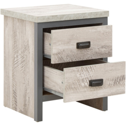 GFW Boston Grey 4 Piece Bedroom Furniture Set - Wilko - thumbnail 7