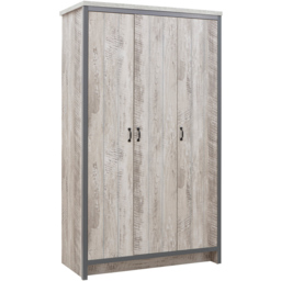 GFW Boston Grey 4 Piece Bedroom Furniture Set - Wilko - thumbnail 4