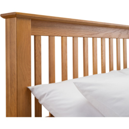 Julian Bowen Amsterdam King Size Oak High Foot End Bed Frame - Wood - Wilko - thumbnail 5