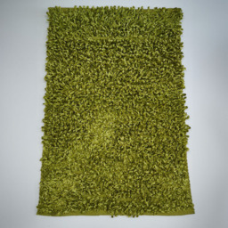 Rapport Home Oxford Green Shaggy Super Absorbent Rug 88 x 55cm - Wilko - thumbnail 3