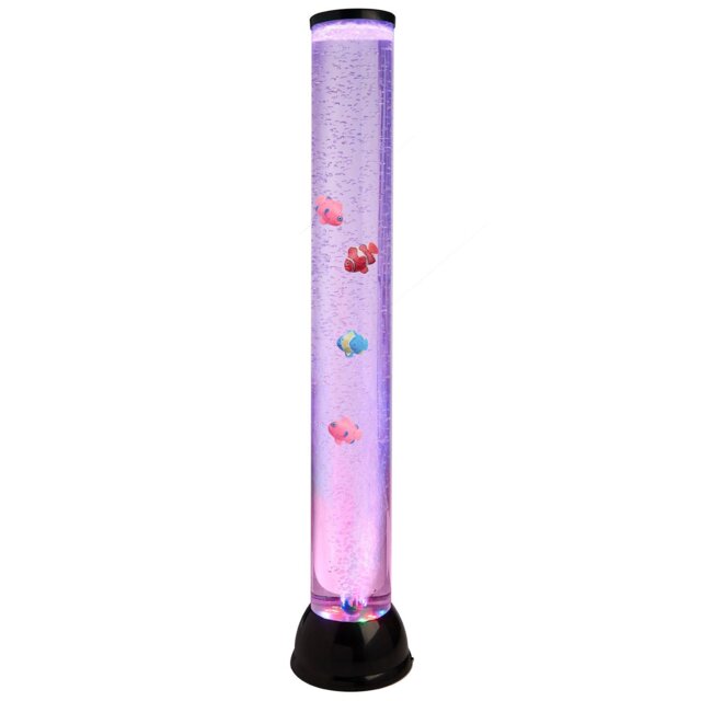 Tall Colour Changing Bubble Fish Decorative Floor Lamp - Size: 34 x 85 x 34cm - Wilko - image 1