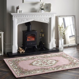 Origins Shensi Pink Wool Rug 75 x 150cm - Origins Rugs - Wilko - thumbnail 3