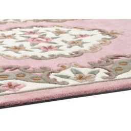 Origins Shensi Pink Wool Rug 75 x 150cm - Origins Rugs - Wilko - thumbnail 4