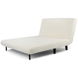 Aurora 2 Seater Boucle Sofa Bed - Cream - Home Garden Direct - Wilko - thumbnail 6