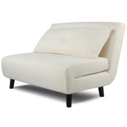 Aurora 2 Seater Boucle Sofa Bed - Cream - Home Garden Direct - Wilko - thumbnail 3