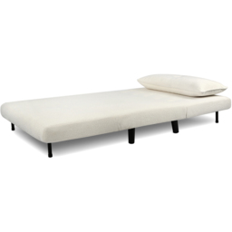 Aurora 2 Seater Boucle Sofa Bed - Cream - Home Garden Direct - Wilko - thumbnail 7