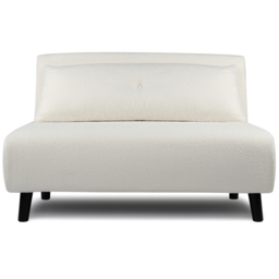 Aurora 2 Seater Boucle Sofa Bed - Cream - Home Garden Direct - Wilko - thumbnail 4