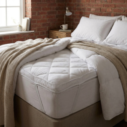 Divante Deep Fill Mattress Topper - White/King - Wilko - thumbnail 6