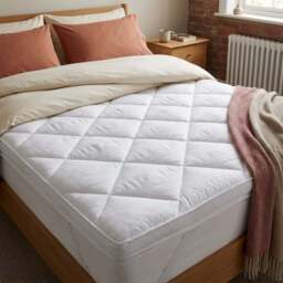 Divante Deep Fill Mattress Topper - White/King - Wilko - thumbnail 7