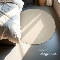 tectake Zonelle Beige Short Pile Ultra Soft Rug 120 x 120cm - Size: 1 x 40 x 60cm - Clear - Wilko - thumbnail 7