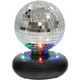 Global Gizmos Rotating Disco Mirror Ball 5 inch - Size: 17.2 x 13 x 14.5cm - Multi - Wilko - thumbnail 1