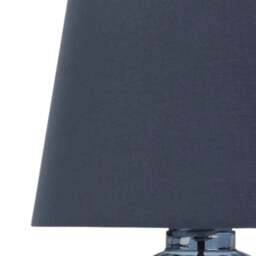 Aven Glass Table Lamp Blue - Wilko - thumbnail 5