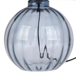 Aven Glass Table Lamp Blue - Wilko - thumbnail 4