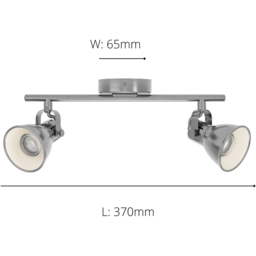 EGLO Seras Metal Antique and Nickel Circular Ceiling Light - Size: 37 x 6.5 x 37cm - Cream - Wilko - thumbnail 6