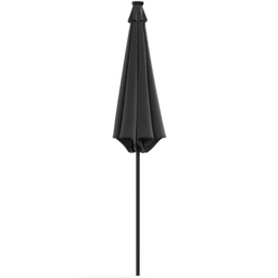 Living and Home Dark Grey Solar LED Crank and Tilt Parasol 3m - Wilko - thumbnail 6