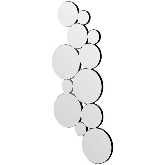 Yearn Bloom Large Decoration Mirror 120 x 50cm - Black - Wilko - image 1
