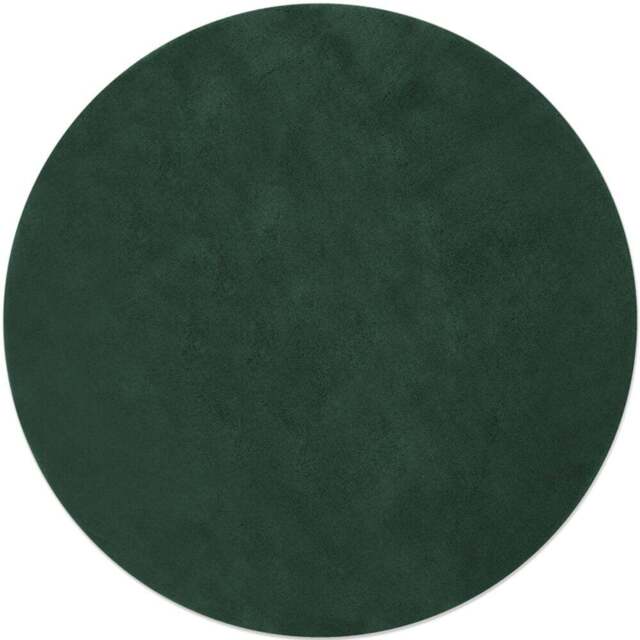 tectake Zonelle Green Short Pile Ultra Soft Rug 120 x 120cm - Size: 51 x 8 x 20cm - Blue - Wilko - image 1