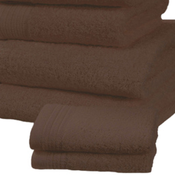 Rapport Home Chatsworth Super Soft 600gsm Combed Cotton Brown Face Towel - Size: 0.1 x 30 x 30cm - Wilko - thumbnail 4