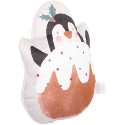 Cute Penguin Shaped Cushion - Multicolour - Wilko - thumbnail 3