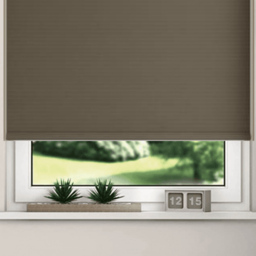New EdgeBlinds Thermal Blackout Roller Blinds Chocolate 95cm - Size: W 95cm x D 165cm - Brown - New Edge Blinds - Wilko - thumbnail 4