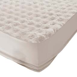 Sweet Dreams Alpine King Size Cream Faux Fur Fitted Sheet - Wilko