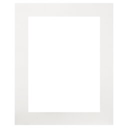 Ivory Rectangular Photo Frame Mount 16 x 12 inch - Size: A3 - White - The Port. Co Gallery - Wilko - thumbnail 1