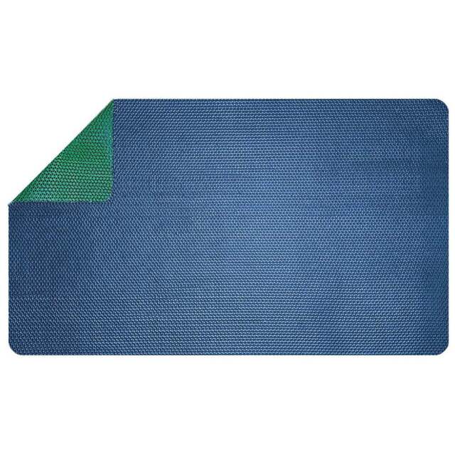 Nicoman Reversible Blue and Green Shower Mat 75 x 44cm - Size: 0.4 x 75 x 44cm - Wilko - image 1