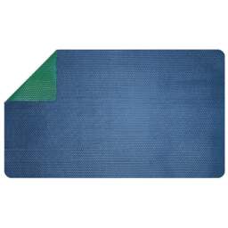 Nicoman Reversible Blue and Green Shower Mat 75 x 44cm - Size: 0.4 x 75 x 44cm - Wilko - thumbnail 1