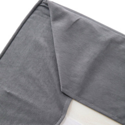 Living and Home Light Grey Quilted Rectangular Headboard Cushion with Side Pocket 60 x 180cm - Size: 60 x 180 x 6cm - Wilko - thumbnail 4