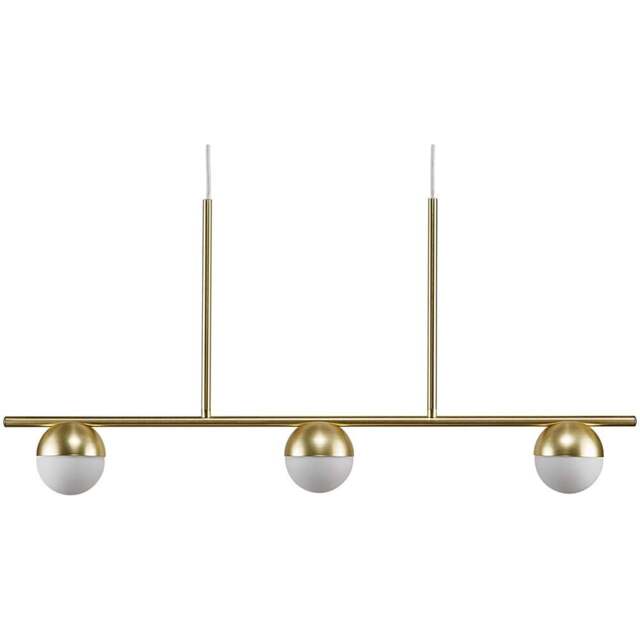 Nordlux Contina 3 Spot Brass Pendant Light - Size: 41.3 x 10 x 41.3cm - Gold - Wilko - image 1