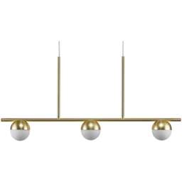 Nordlux Contina 3 Spot Brass Pendant Light - Size: 41.3 x 10 x 41.3cm - Gold - Wilko - thumbnail 1