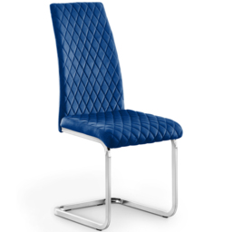 Julian Bowen Positano Calabria 4 Seater Dining Set White and Blue - Wilko - thumbnail 5