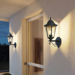 EGLO Navedo Black Exterior Wall Light - Size: 20.0 x 28.5 x 47.5cm - Wilko - thumbnail 3