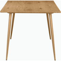 Loft24 Monza 6 Seater Oak Rectangular Dining Table with Metal Legs - Wilko - thumbnail 5
