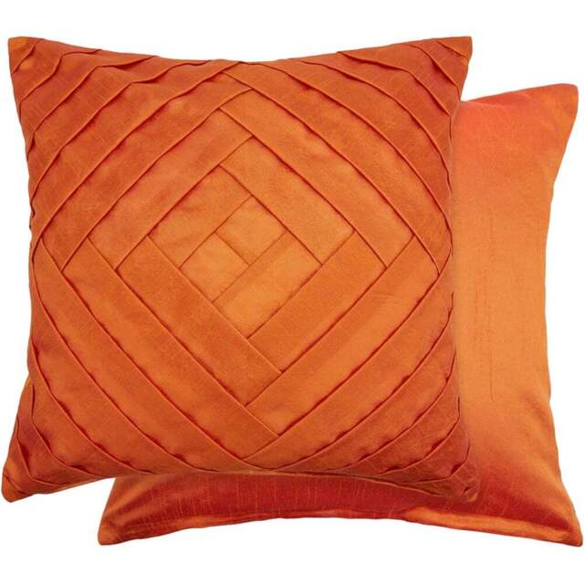 Serene Gio Burnt Orange Cushion Cover 43 x 43cm - Wilko - image 1
