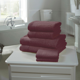 Rapport Home Chatsworth Super Soft 600gsm Combed Cotton Purple Hand Towel - Wilko - thumbnail 3