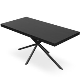 Furniture Online Donni 6 Seater Dining Table Black - Wilko - thumbnail 3